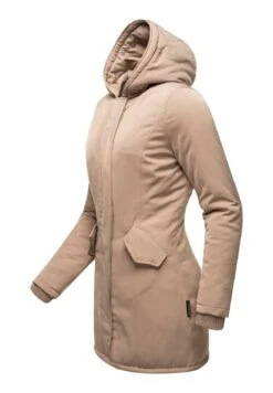 Marikoo Karmaa - Winterjas - Taupe -Marikoo Winkel 10af1e5605a44fcf962dbe900b426e00
