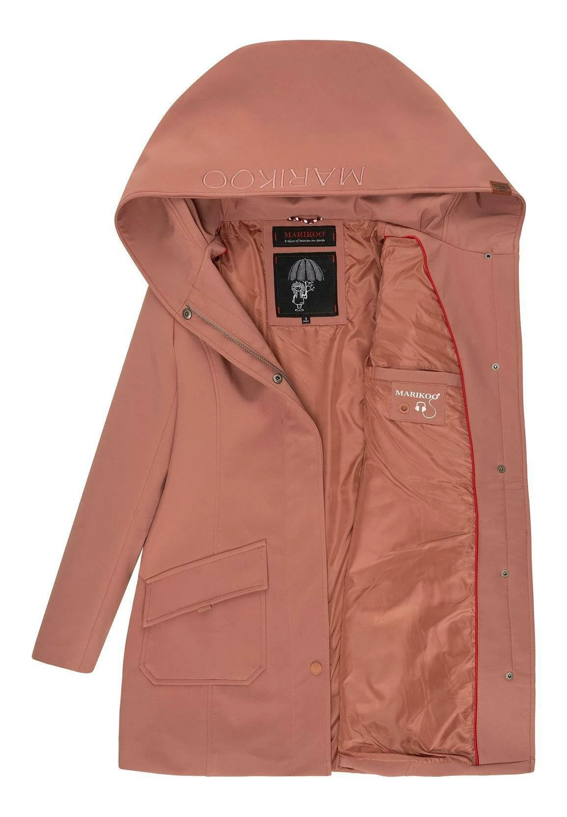 Marikoo Mayleen - Parka - Terracotta 7 Marikoo Mayleen - Parka - Terracotta - Afbeelding 7