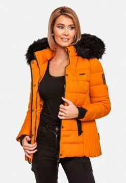 Marikoo Unique - Winterjas - Burnt Orange -Marikoo Winkel 177cb6f586aa45818d40acd5da0d0f3b