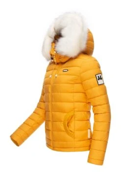 Marikoo Winterjas - Dark Yellow -Marikoo Winkel 1c65f1b9cf824134bf3583e0a8ec0f6d