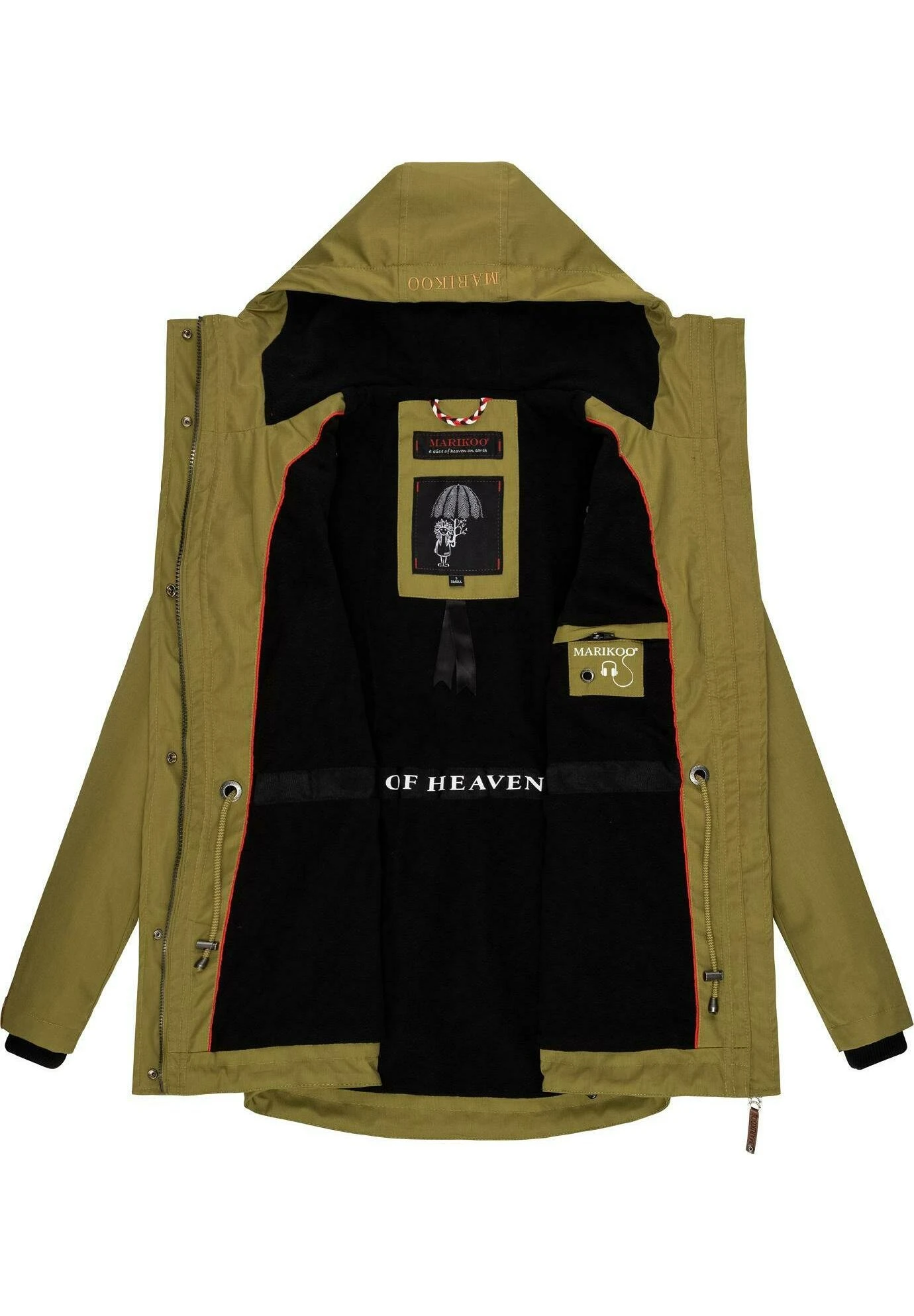 Marikoo Babetaa - Parka - Moss Green 5 Marikoo Babetaa - Parka - Moss Green - Afbeelding 5