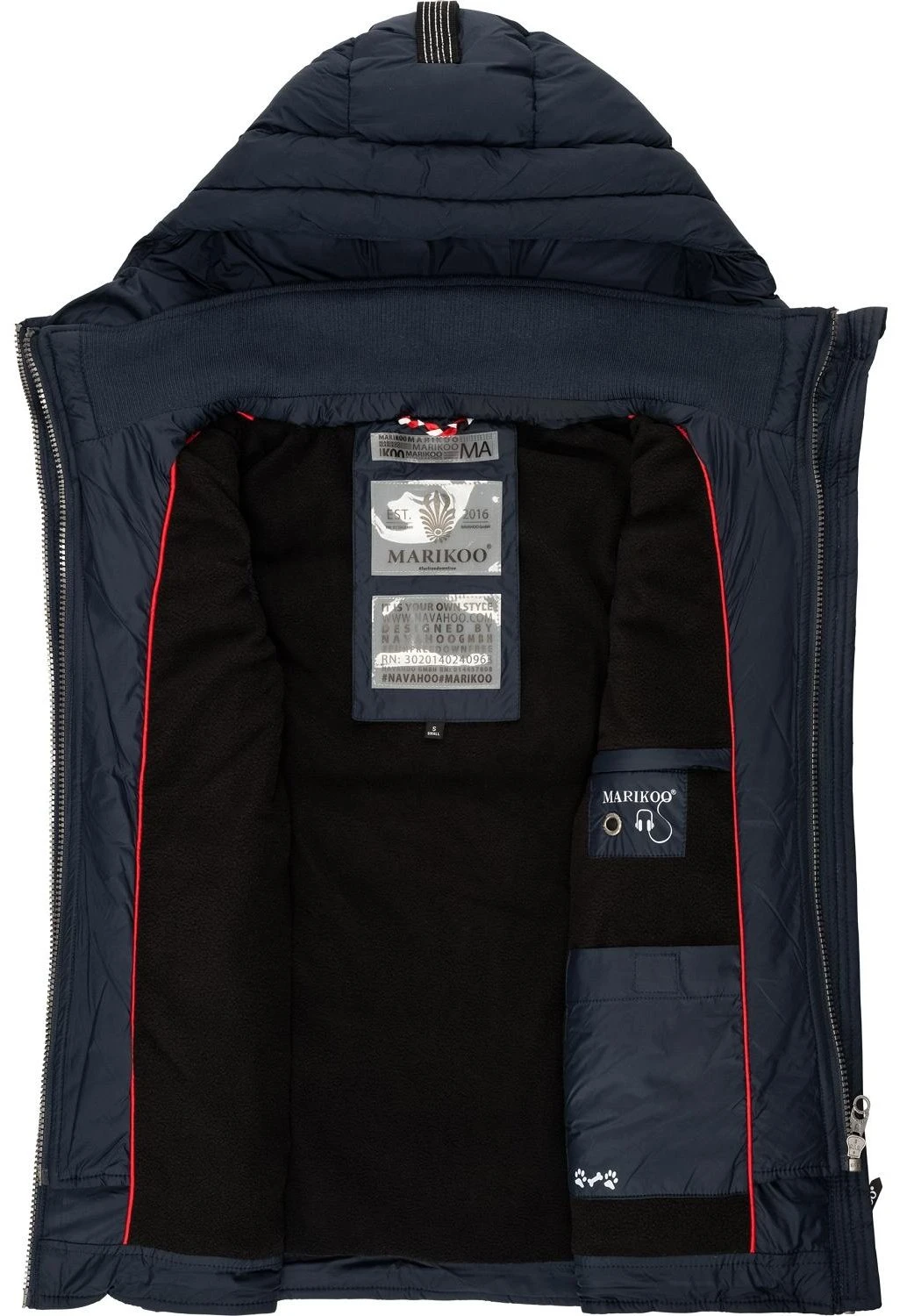 Marikoo Taisaa - Bodywarmer - Navy 3 Marikoo Taisaa - Bodywarmer - Navy - Afbeelding 3