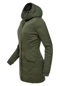 Marikoo Karmaa - Winterjas - Olive -Marikoo Winkel 294a0429314340459bff05b69947212e