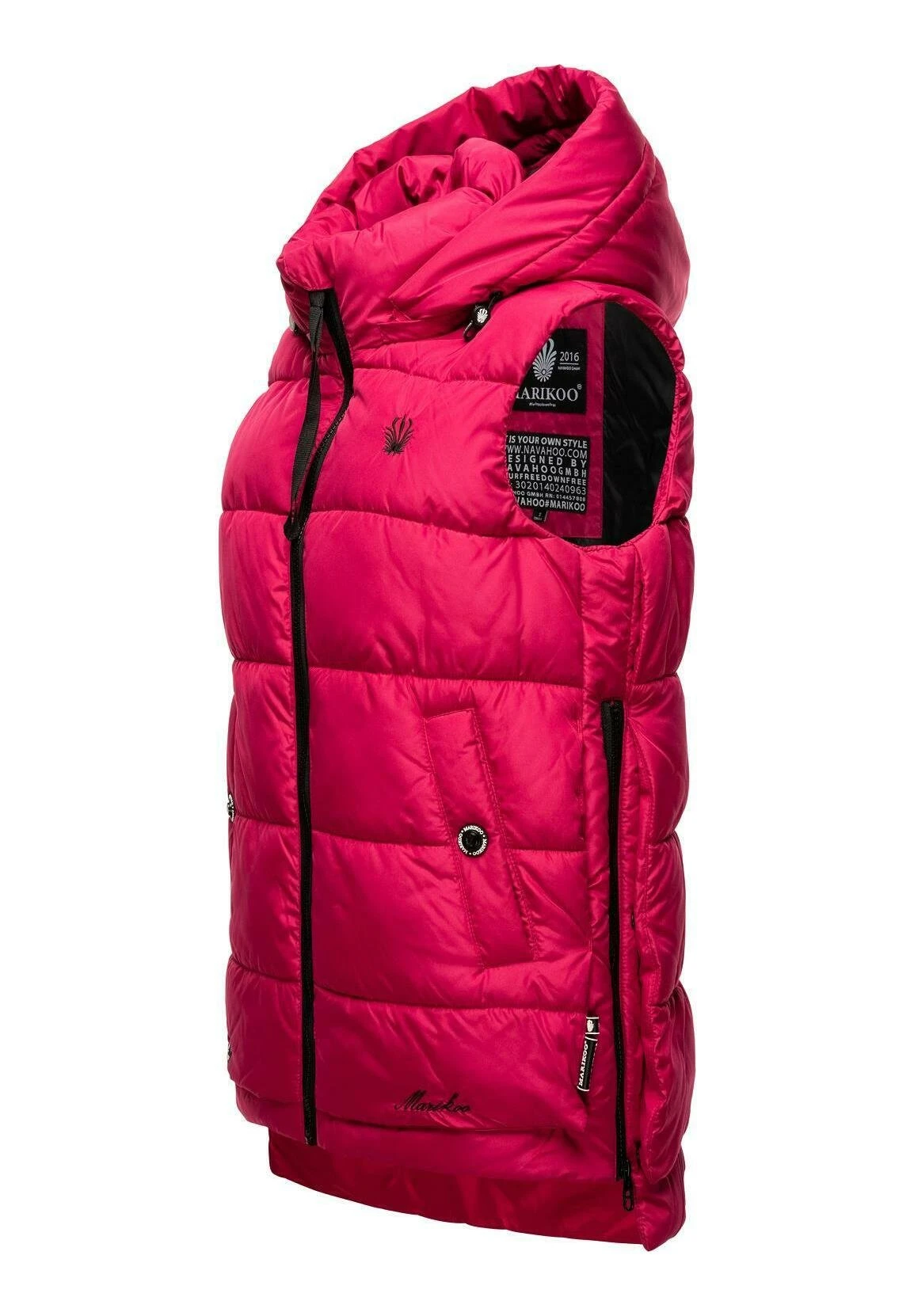 Marikoo Zarinaa - Bodywarmer - Fuchsia 4 Marikoo Zarinaa - Bodywarmer - Fuchsia - Afbeelding 4