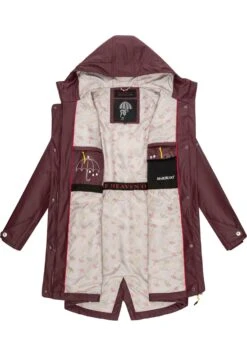 Marikoo Dancing Umbrella - Regenjas - Dark Red Melange -Marikoo Winkel 2ea9116022094b4aa88bc58a25f2265e