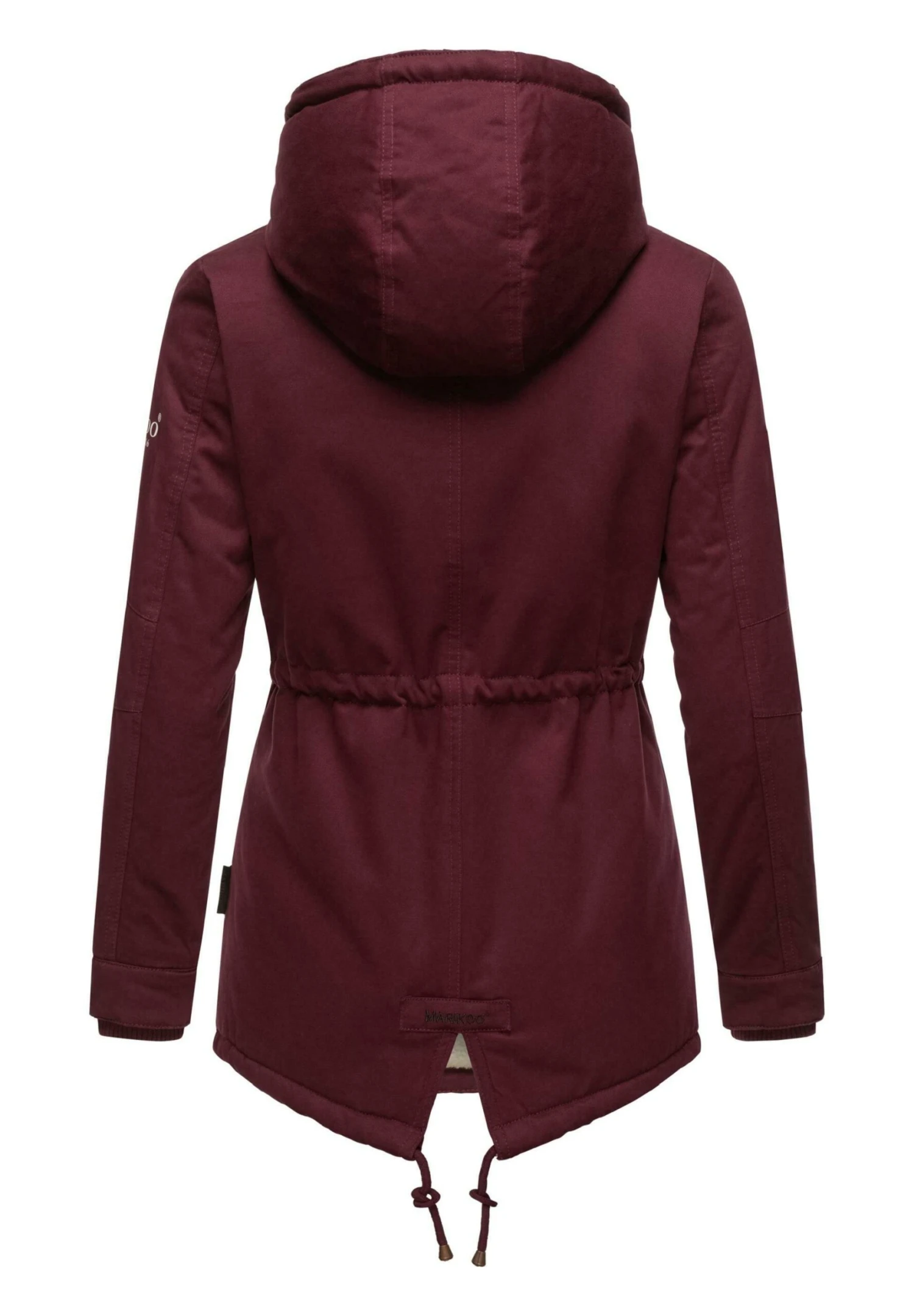 Marikoo Manolya - Winterjas - Dark Red Melange 3 Marikoo Manolya - Winterjas - Dark Red Melange - Afbeelding 3