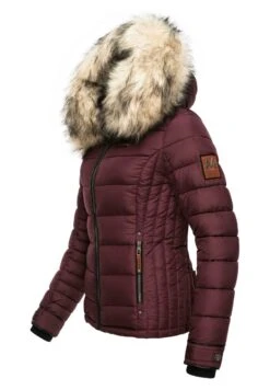 Marikoo Lerikaa - Winterjas - Dark Red Melange -Marikoo Winkel 38f84cde3f72445ca92d485fb3aeb6a9