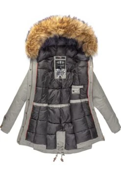 Marikoo Viva- Winterjas - Gray -Marikoo Winkel 4838b9c5572648dc903b9930857e6ec5