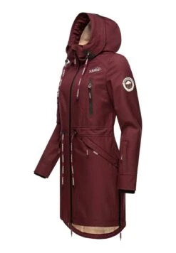 Marikoo Racquelle - Parka - Dark Red Melange -Marikoo Winkel 5141a3e7c77b474fa56d78a37f382a75