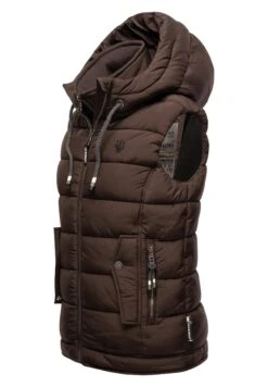 Marikoo Taisaa - Bodywarmer - Dark Choco -Marikoo Winkel 54b42dbe81f245ebb68604b9383513c4