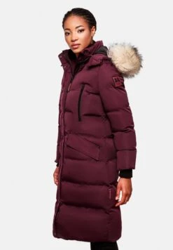 Marikoo Winterjas - Dark Red Melange -Marikoo Winkel 5616487afe444711b9a9aabd184864a8