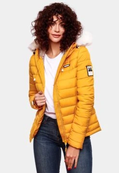 Marikoo Winterjas - Dark Yellow -Marikoo Winkel 5d4298abdede410c8c2bb41878caa067