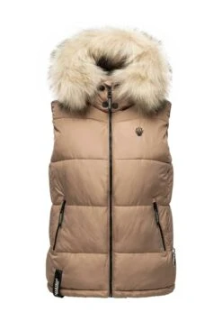Marikoo Bodywarmer - Taupe -Marikoo Winkel 64676c647a004c7db6b4dca4c56705f8