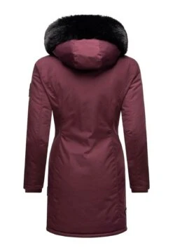 Marikoo Karambaa - Winterjas - Dark Red Melange -Marikoo Winkel 6924b3843378499493f6d84e32708fec