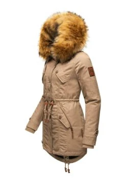 Marikoo Viva- Winterjas - Taupe Grey -Marikoo Winkel 69997215c8c247aaaf7ec5ef658ca520