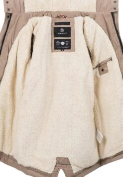 Marikoo Winterjas - Taupe -Marikoo Winkel 6cb045fe0e6041c58cd9dc300584de87
