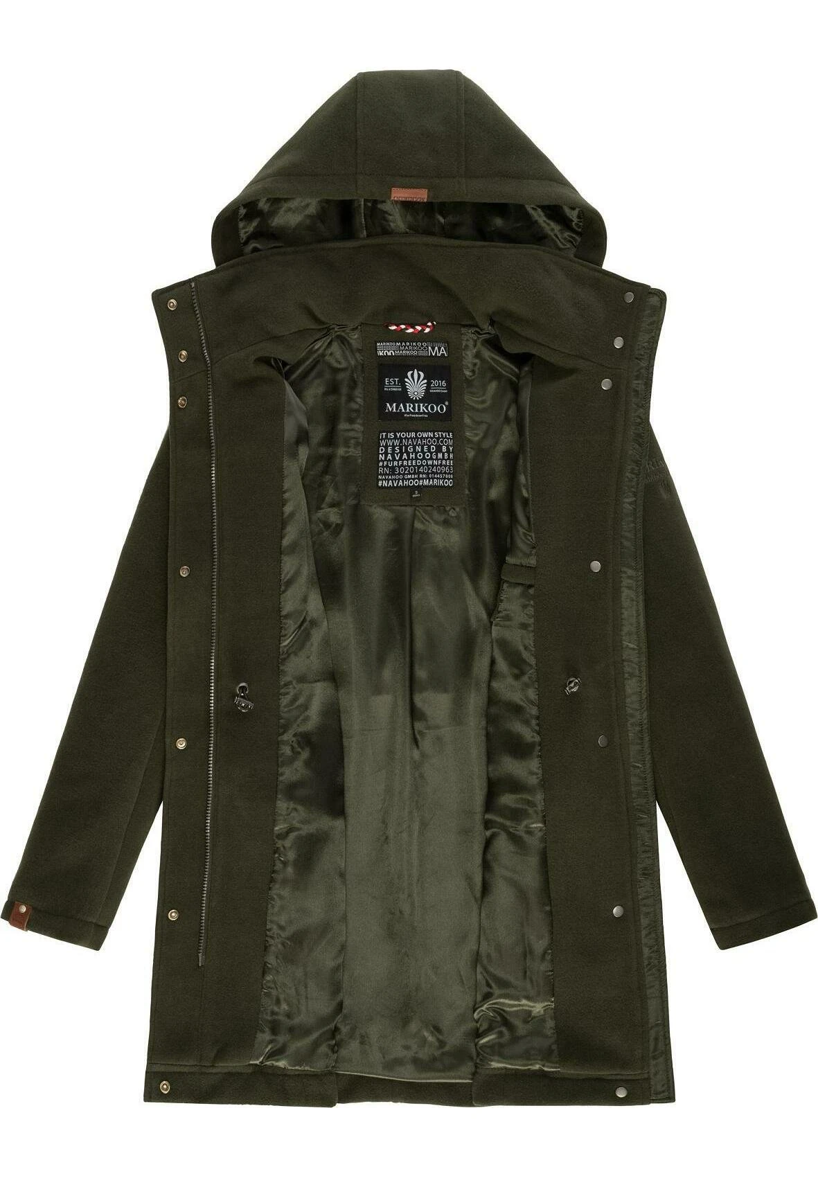 Marikoo Leilaniaa - Winterjas - Fir 4 Marikoo Leilaniaa - Winterjas - Fir - Afbeelding 4