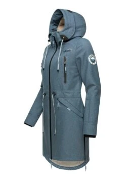 Marikoo Racquelle - Parka - Dusty Blue -Marikoo Winkel 78a033f8a6974e369118abe1af42abb2