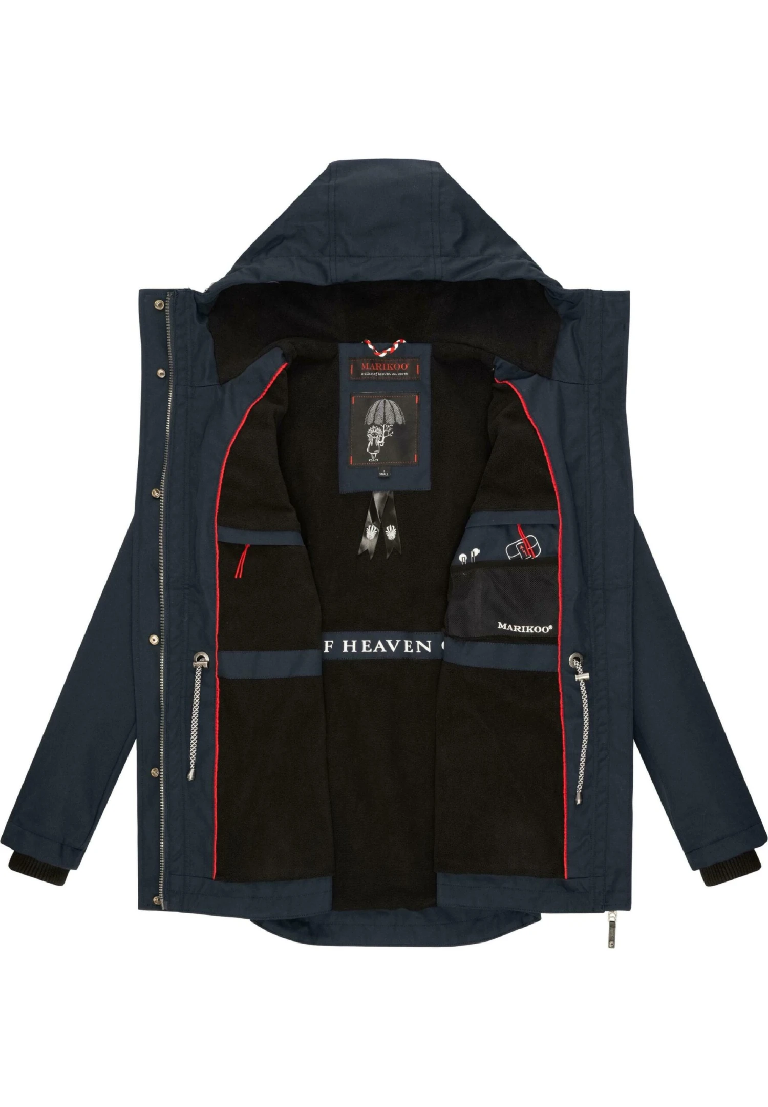 Marikoo Babetaa- Parka - Dark Blue 4 Marikoo Babetaa- Parka - Dark Blue - Afbeelding 4