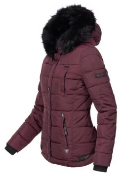 Marikoo Lotusblüte - Winterjas - Winered -Marikoo Winkel 89944aeba1af47a3b24443d4764929a0
