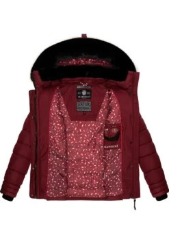 Marikoo Qesraa - Winterjas - Bordeaux -Marikoo Winkel 946d9b7f862b42a0b8db66a7668d804d