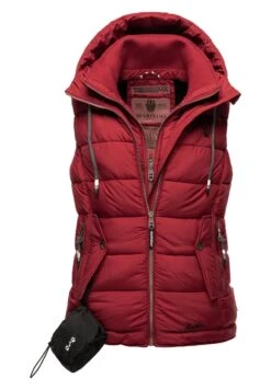 Marikoo Taisaa - Bodywarmer - Blood Red -Marikoo Winkel 999df2e342bb4d2d87560178cb35b869