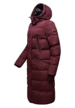 Marikoo Winterjas - Dark Red Melange -Marikoo Winkel 9d09d970de3645799fd042cf2ffaa175