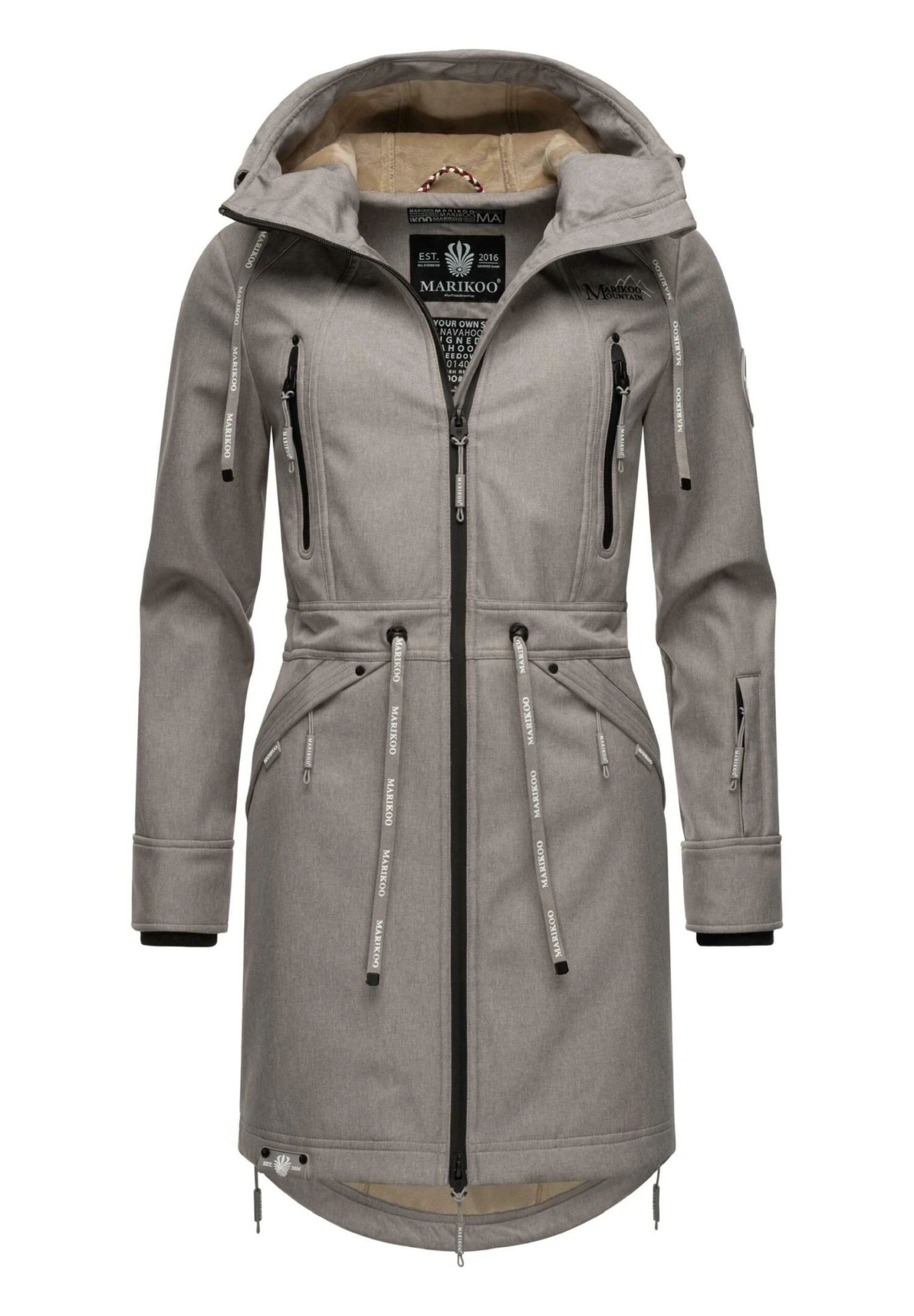 Marikoo Racquelle - Parka - Zinc Grey 5 Marikoo Racquelle - Parka - Zinc Grey - Afbeelding 5