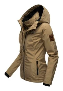 Marikoo Erdbeere - Outdoorjas - Taupe -Marikoo Winkel a9853f6bbc3b471cbb9b6e06eac1e5d1