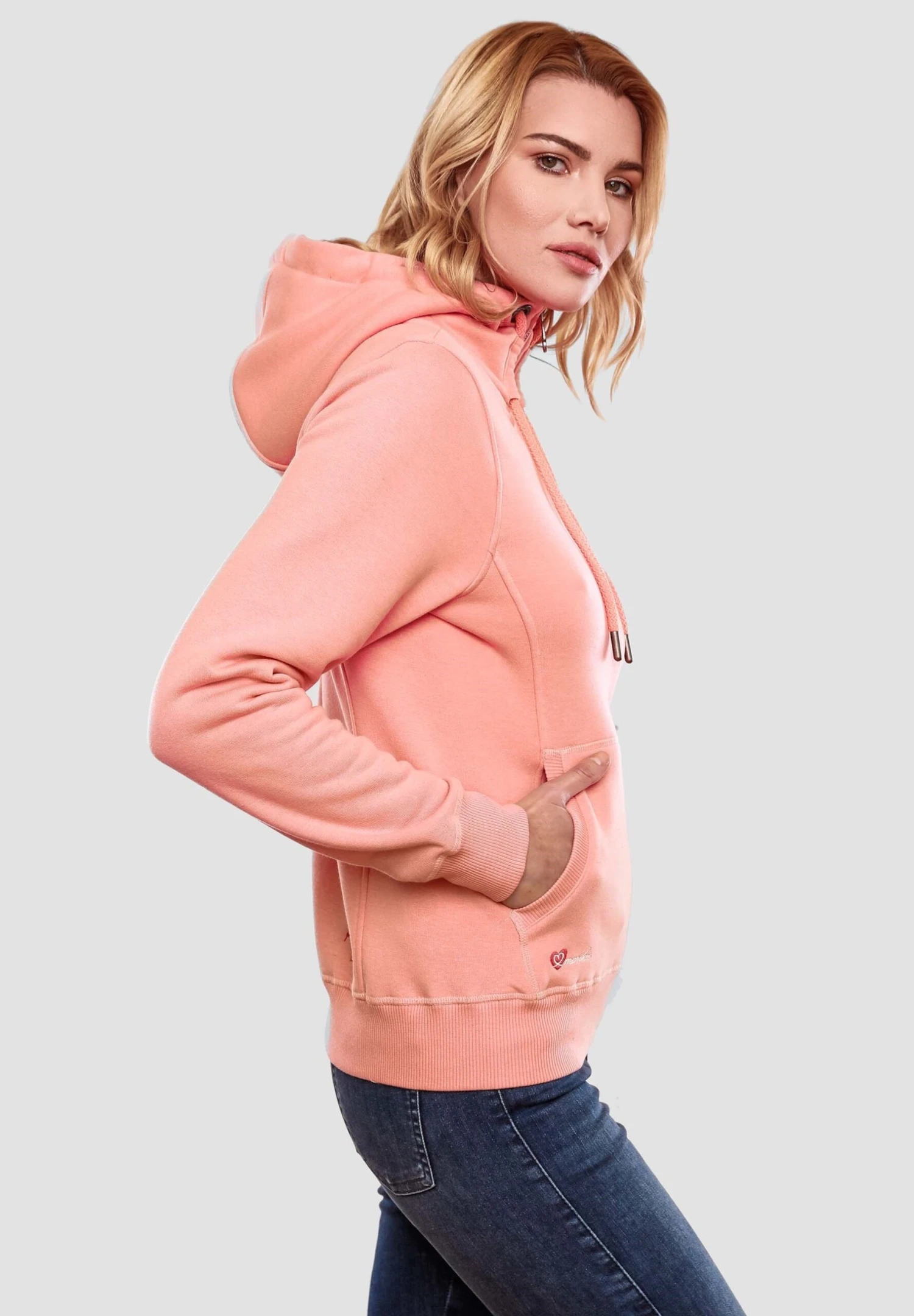 Marikoo Setsunaa - Sweater Met Rits - Apricot 2 Marikoo Setsunaa - Sweater Met Rits - Apricot - Afbeelding 2