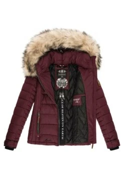 Marikoo Lerikaa - Winterjas - Dark Red Melange -Marikoo Winkel acbdac90eda54ebe9d0eb8b80fc613a6