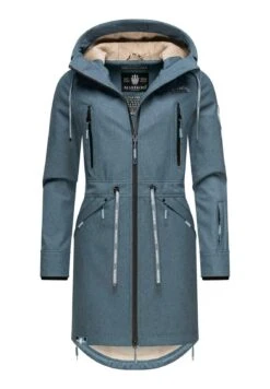 Marikoo Racquelle - Parka - Dusty Blue -Marikoo Winkel b8daef059bb94c90bb2401d0e63d9b9b
