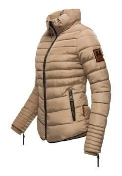 Marikoo Amber - Winterjas - Taupe -Marikoo Winkel ba75365228f0448a8e4f5e4c2cd742d7
