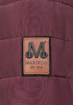 Marikoo Amber - Winterjas - Dark Red -Marikoo Winkel bb5c567e7fed4ecaa0fa87efaefbfdce