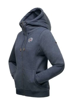 Marikoo Setsunaa - Sweater Met Rits - Dustybluemelange -Marikoo Winkel bd5a444dc3644bbf97ca3a5f32e6b167