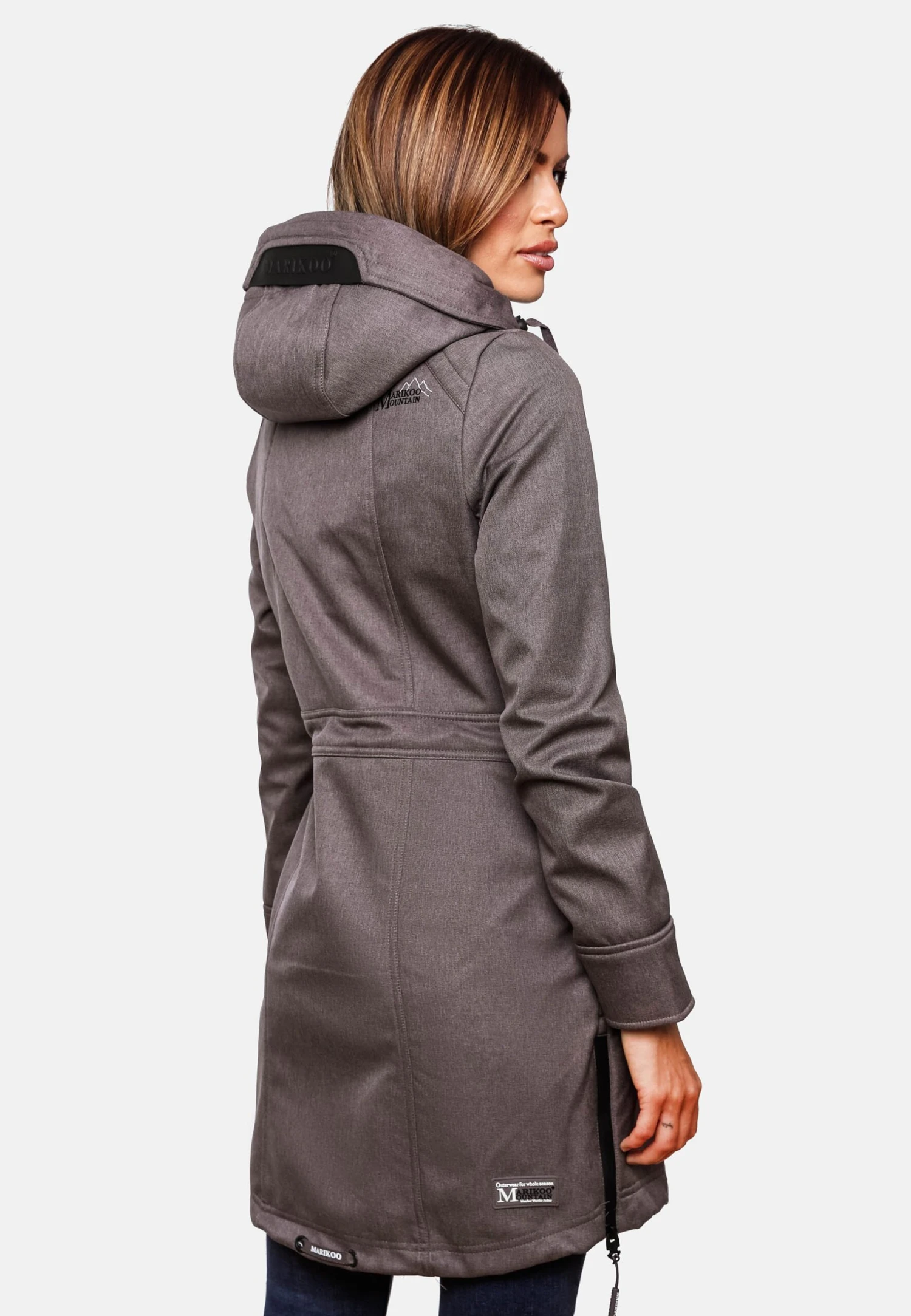 Marikoo Racquelle - Parka - Grey Melange 2 Marikoo Racquelle - Parka - Grey Melange - Afbeelding 2