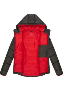 Marikoo Leandraa - Winterjas - Dark Grey -Marikoo Winkel c5b7e870392546f0bc5e775a117bf223