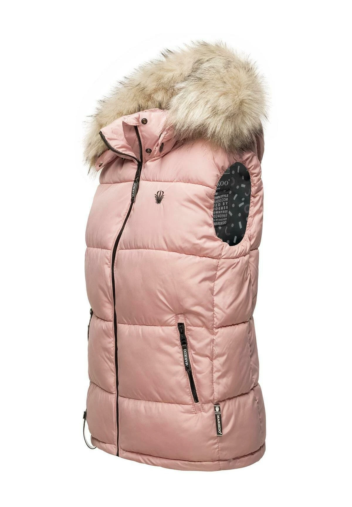 Marikoo Bodywarmer - Powder Rose 2 Marikoo Bodywarmer - Powder Rose - Afbeelding 2
