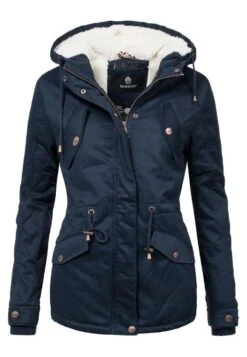 Marikoo Manolya - Winterjas - Blue -Marikoo Winkel d83d11e4240d4899a40595fa613f78be