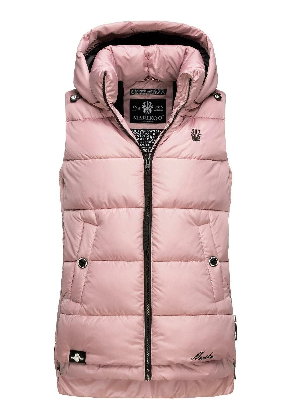 Marikoo Zarinaa - Bodywarmer - Powder Rose 5 Marikoo Zarinaa - Bodywarmer - Powder Rose - Afbeelding 5