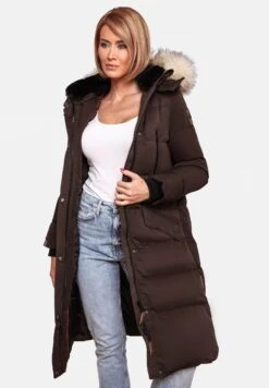 Marikoo Winterjas - Dark Choco -Marikoo Winkel eb1db9d8052643e196243beb61d881b6