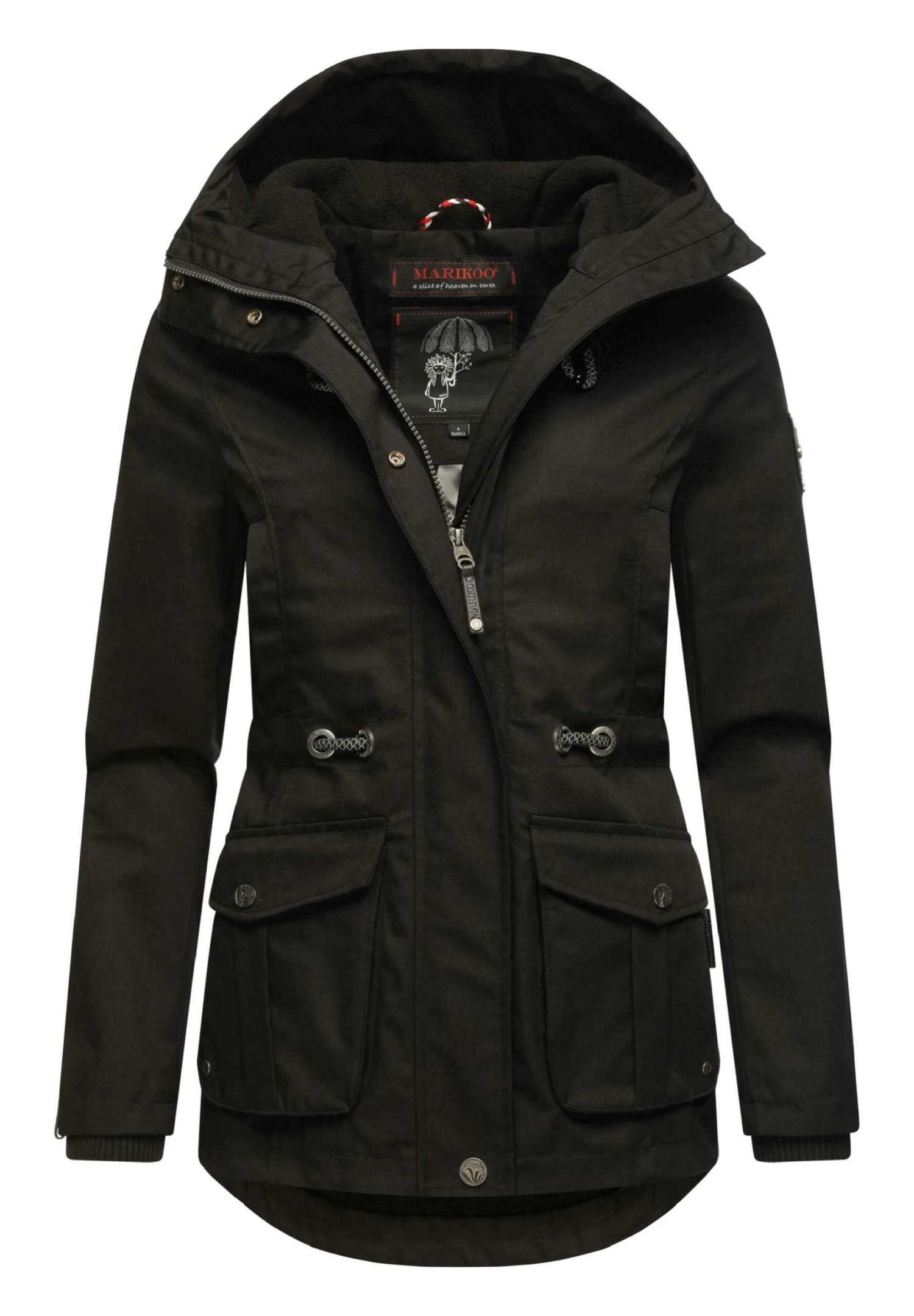 Marikoo Babetaa- Parka - Black 5 Marikoo Babetaa- Parka - Black - Afbeelding 5