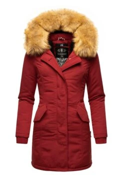 Marikoo Karmaa - Winterjas - Blood Red -Marikoo Winkel f39118c3a6814bb79bbdbf458ae085af