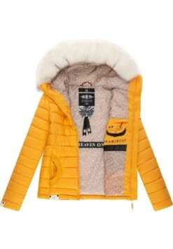 Marikoo Winterjas - Dark Yellow -Marikoo Winkel f578f41c3b68413f81b3067d9d0f0c0e