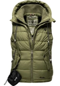 Marikoo Taisaa - Bodywarmer - Olive -Marikoo Winkel f99aacf4222540f3a757deafbab42cbc