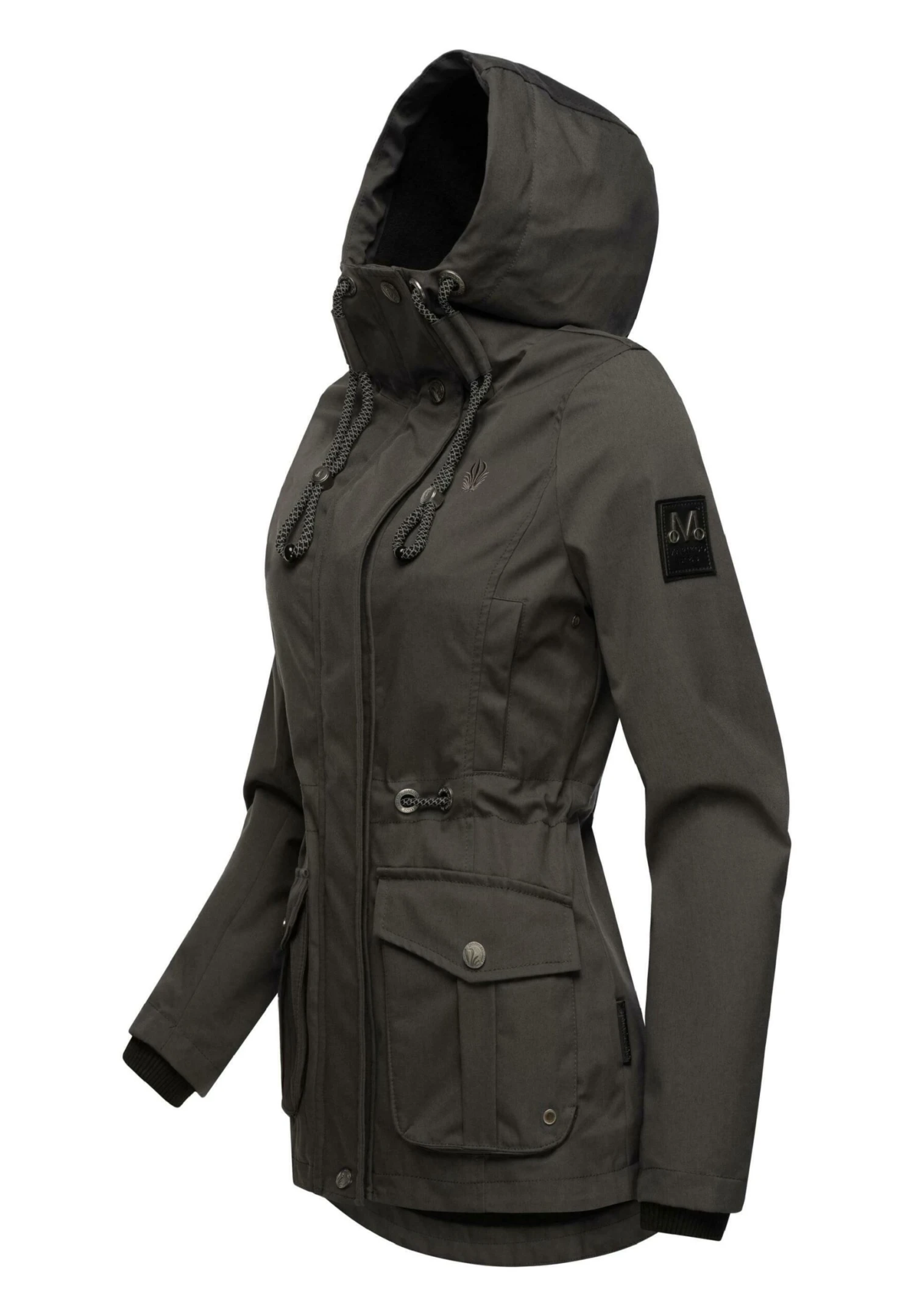 Marikoo Babetaa- Parka - Dark Grey 2 Marikoo Babetaa- Parka - Dark Grey - Afbeelding 2